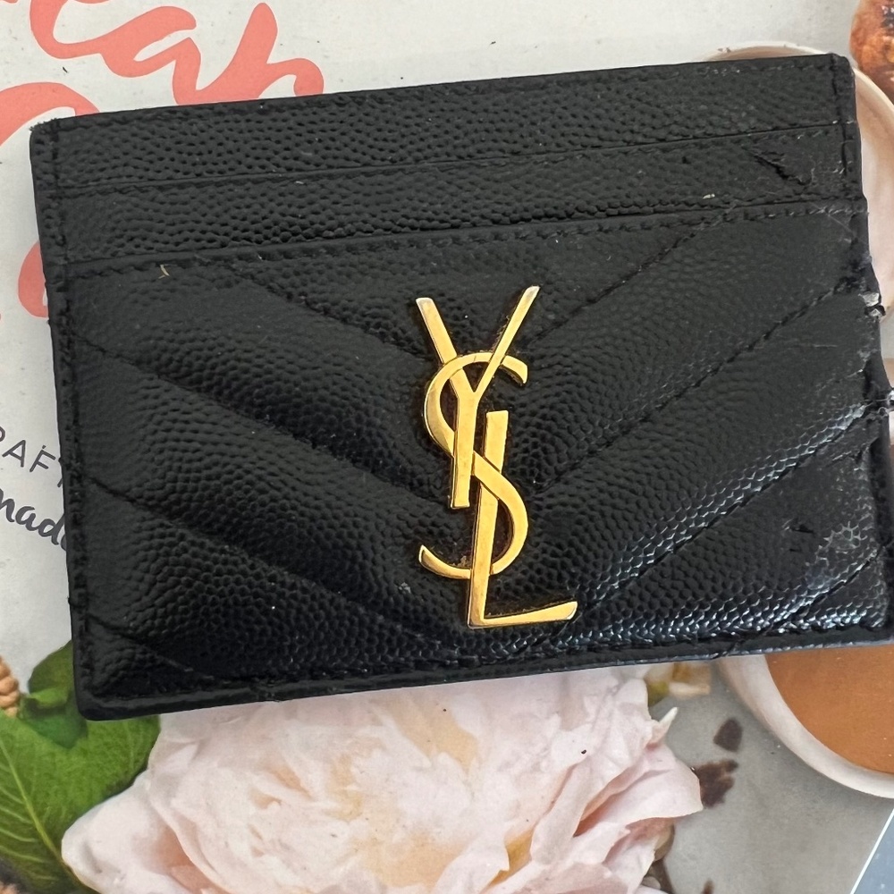 YSL card case